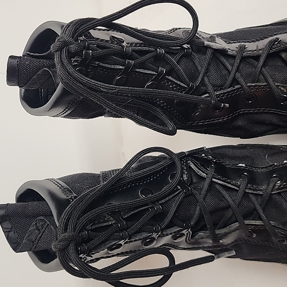 Tactical Research Belleville TR102 Leather Black Training Combat Boots Size 10W - Picture 4 of 15